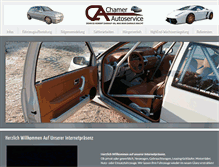 Tablet Screenshot of chamer-autoservice.de